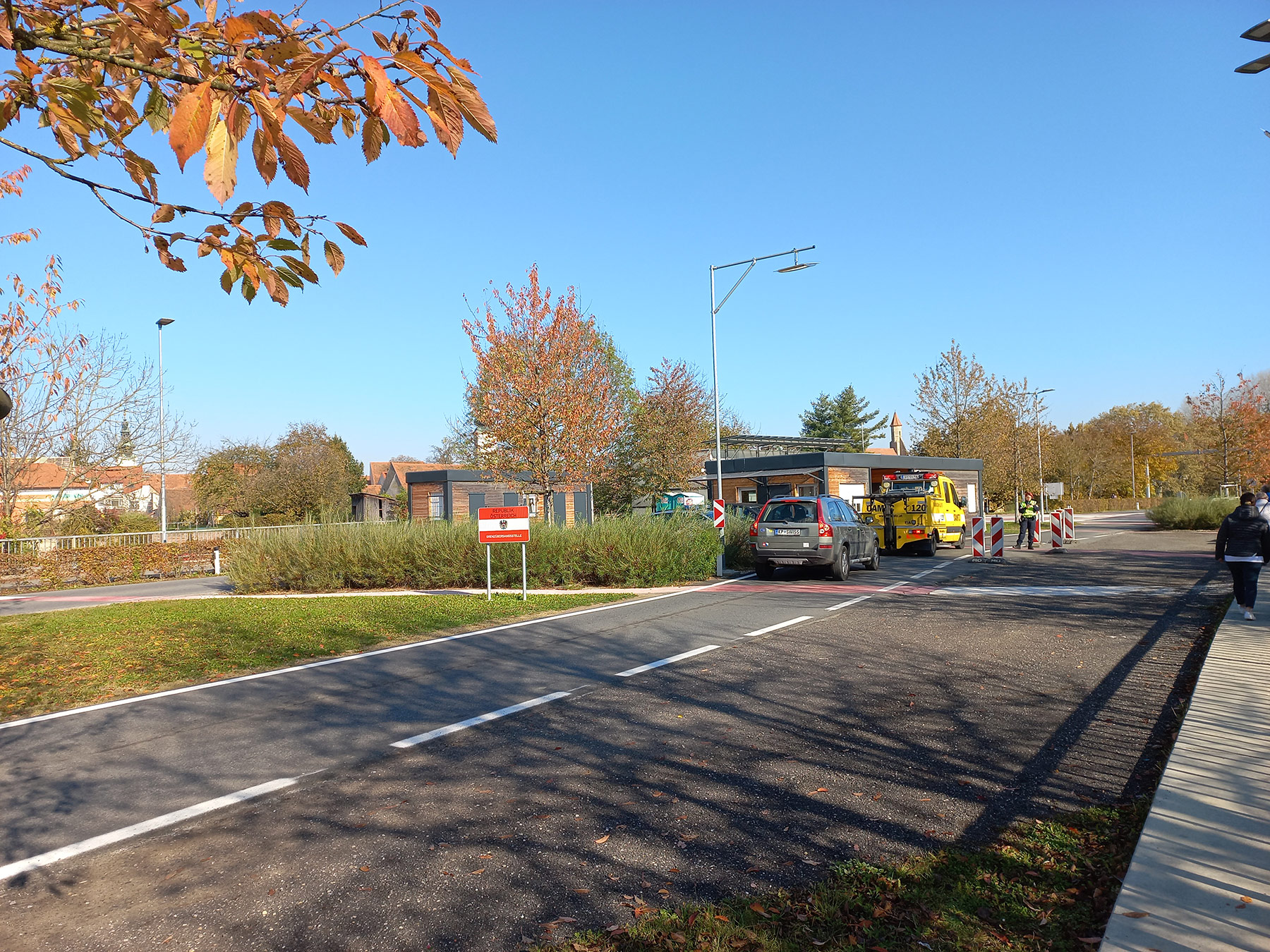 Bad Radkersburg  -  border crossing Austria to Slowenia (incoming Austria)
